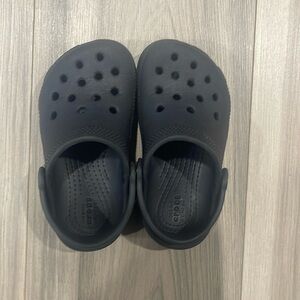 Toddler Crocs, Black, size 8